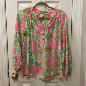 EUC Chin Chin Elsa Lilly Pulitzer Silk